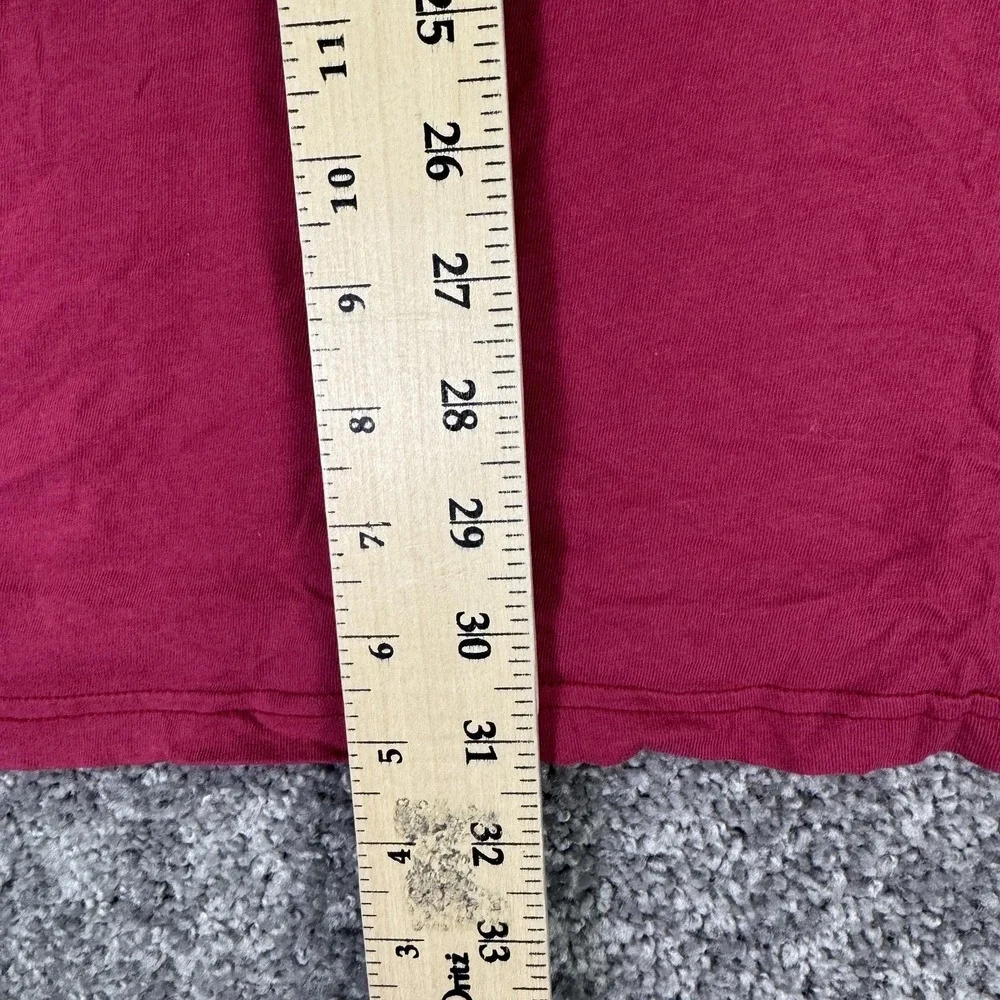 Champion Shirt Mens XL Red Embroidered Script Logo Tee Casual Crewneck - Picture 9 of 10